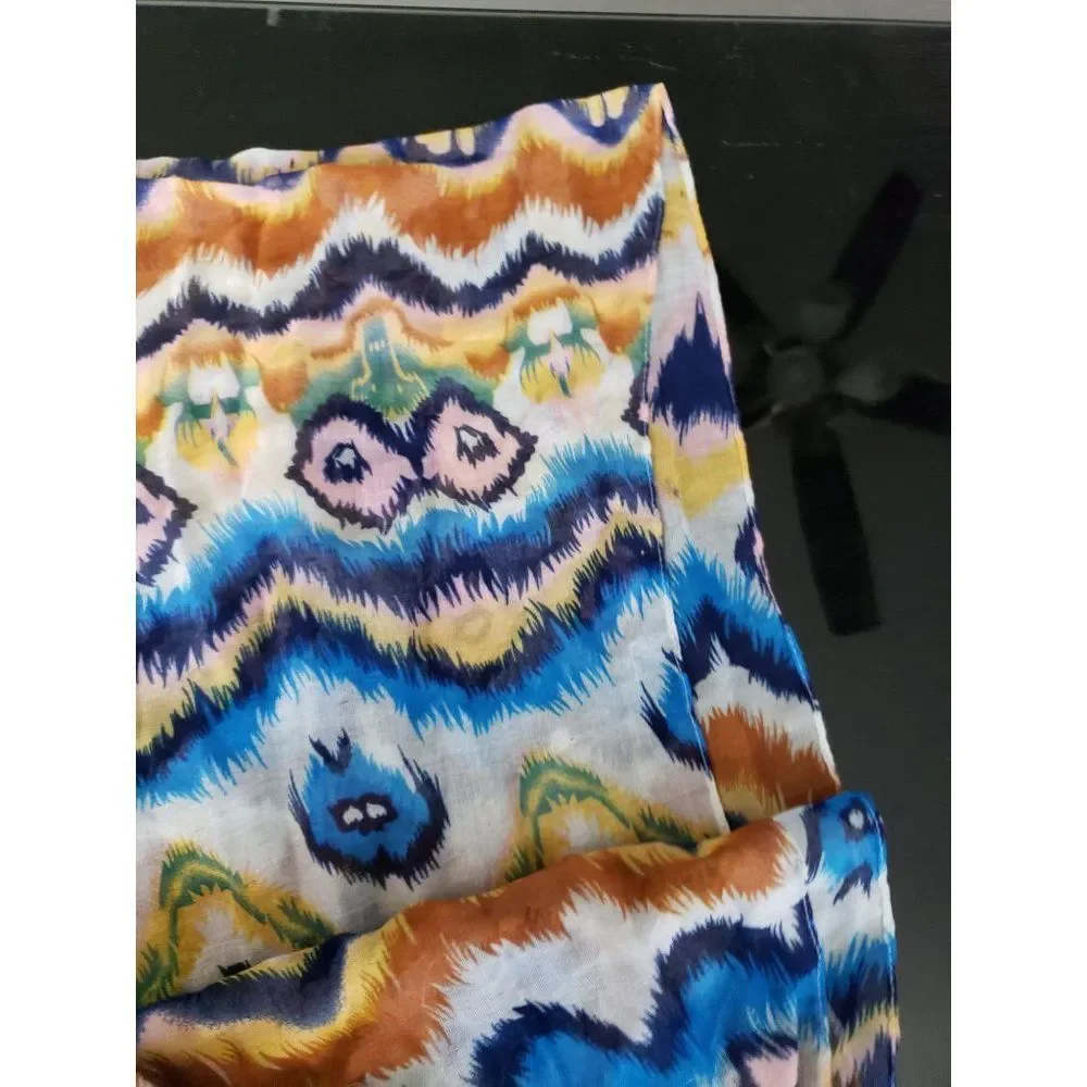 Boho Tie Dyed Multi‎ Print Infinity Scarf